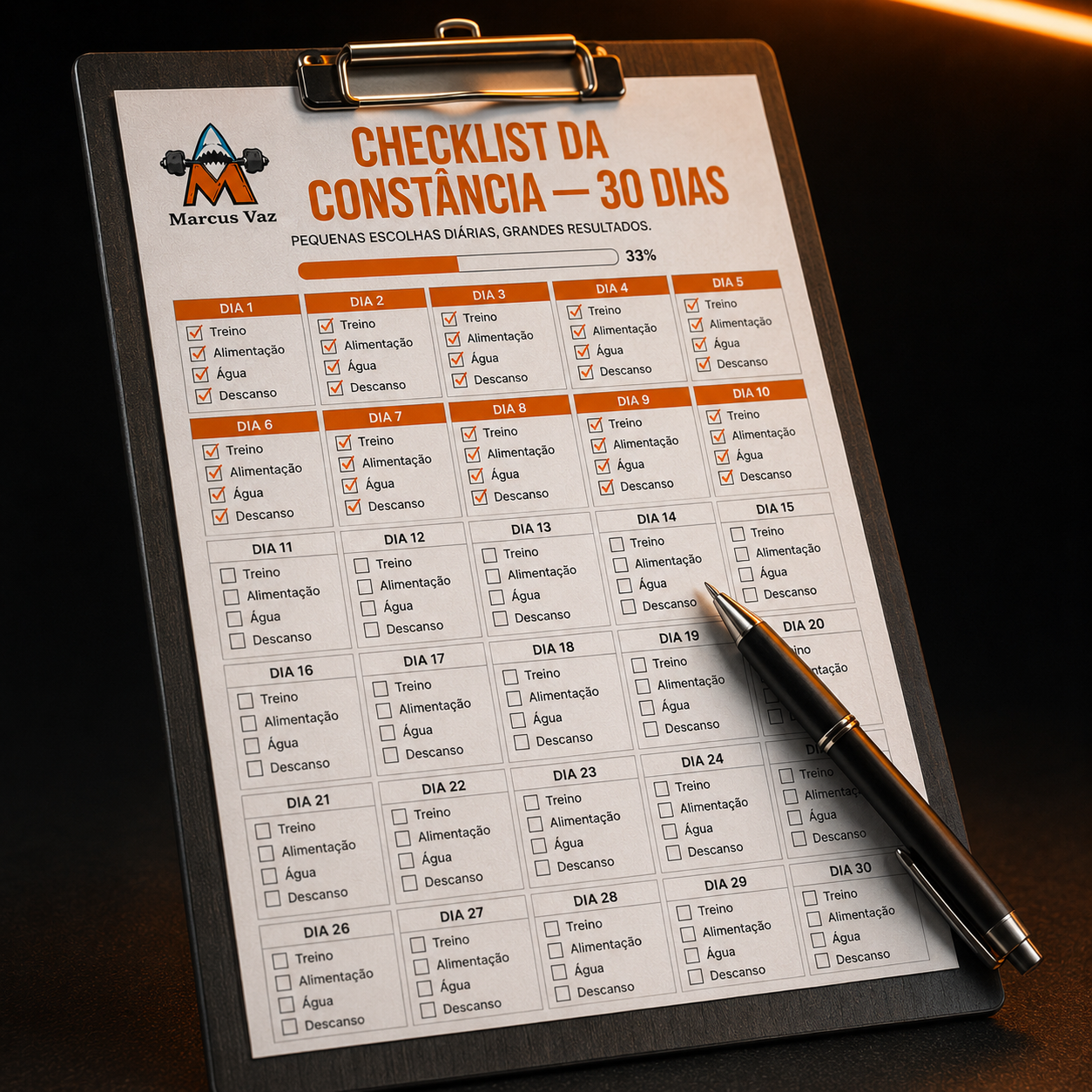 Bônus 4 — Checklist da Constância